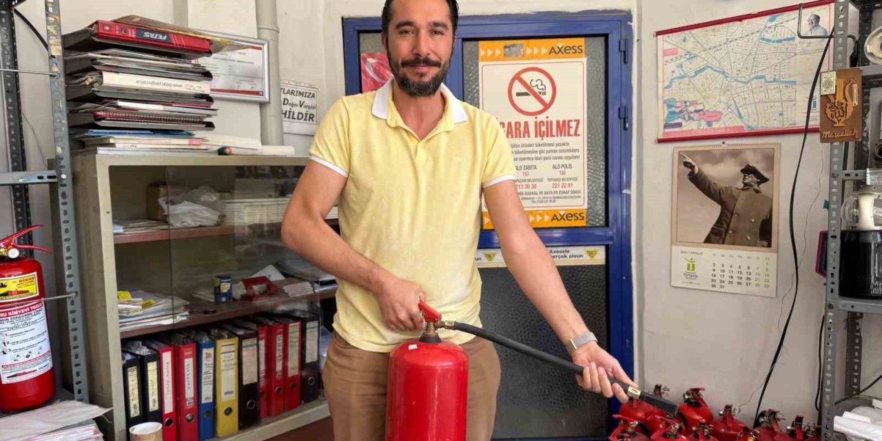 Orman Yangınlarından Sonra Yangın Tüplerine Talep Arttı
