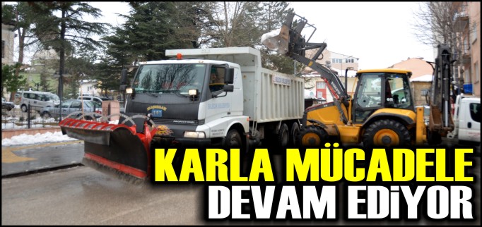 KARLA MÜCADELE DEVAM EDİYOR
