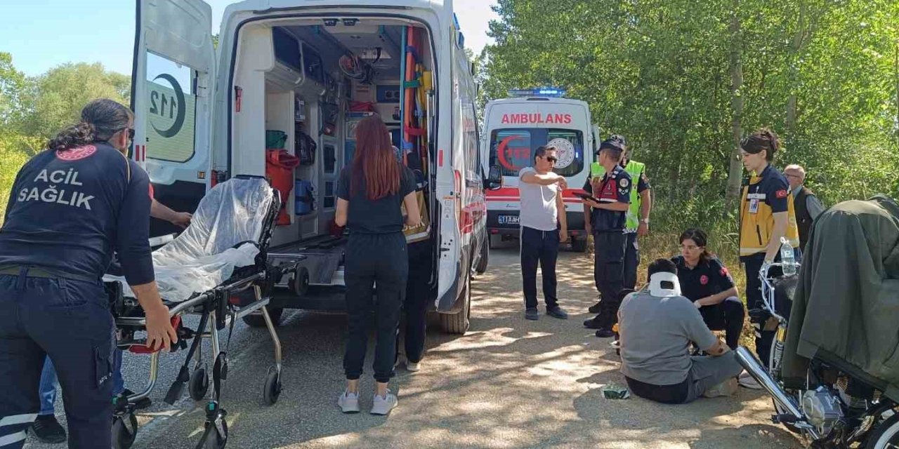 Motosiklet Kazası: 1 Yaralı