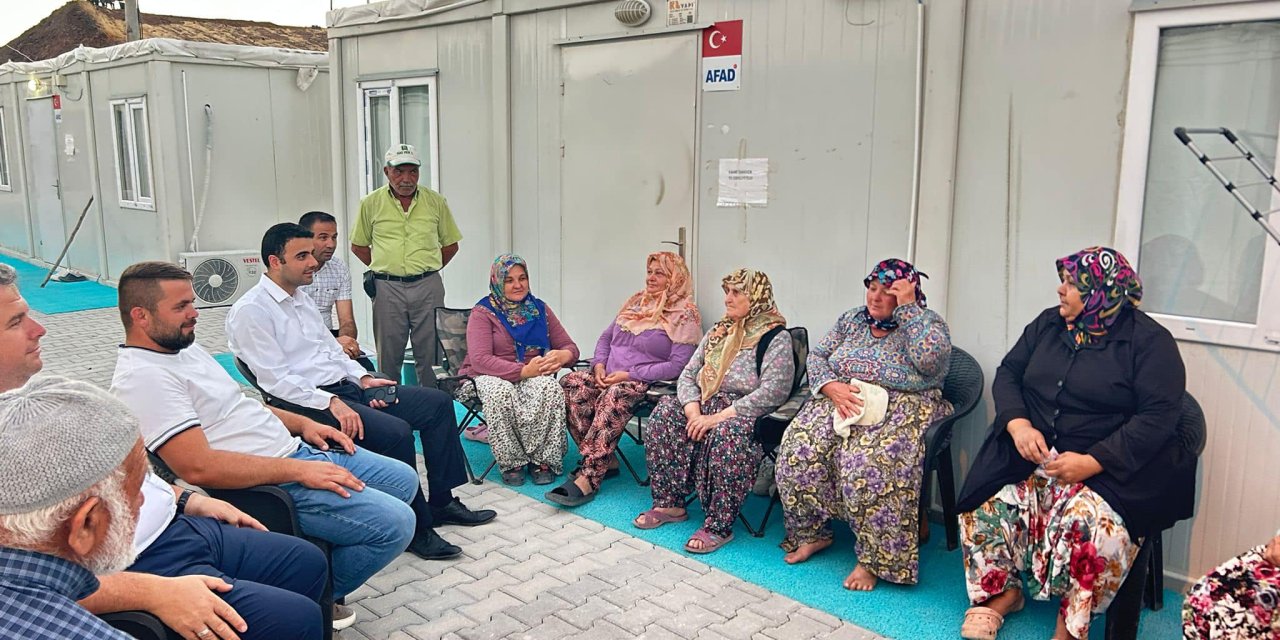 Kaymakam Kılıç, Kaşıkçı Mahallesi'nde vatandaşlarla buluştu
