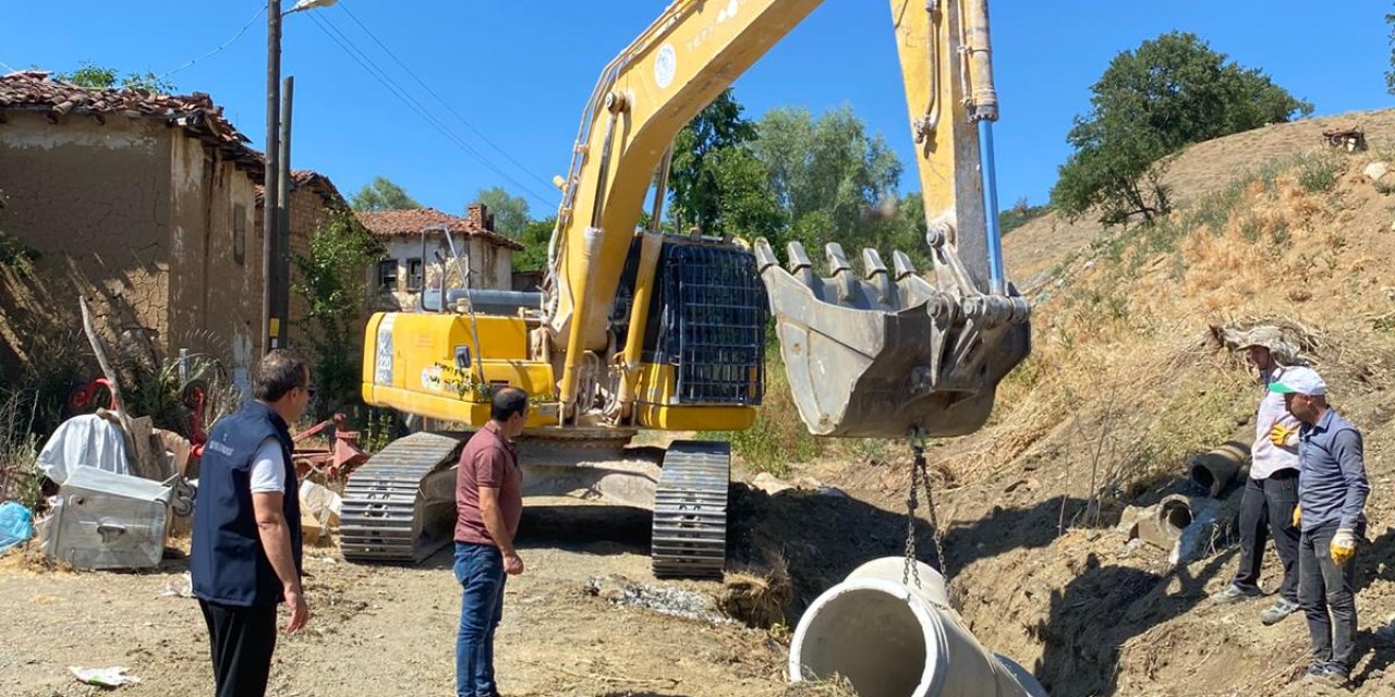 Günyarık Köyü'nde Altyapı Çalışmaları