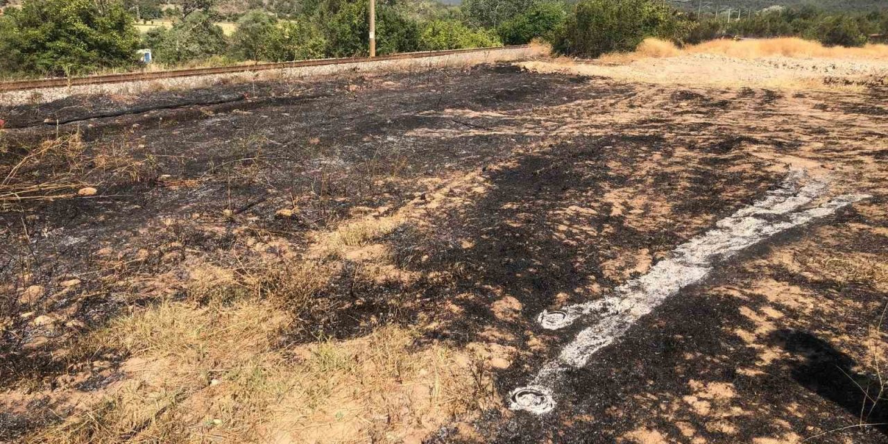 Anız Yangını Büyümeden Söndürüldü