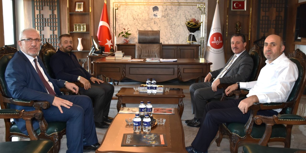 Müftü Dilek Misafirlerini Ağırladı