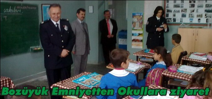 BOZÜYÜK EMNİYET MÜDÜRLÜĞÜ PERSONELİNDEN OKULLARA ZİYARET
