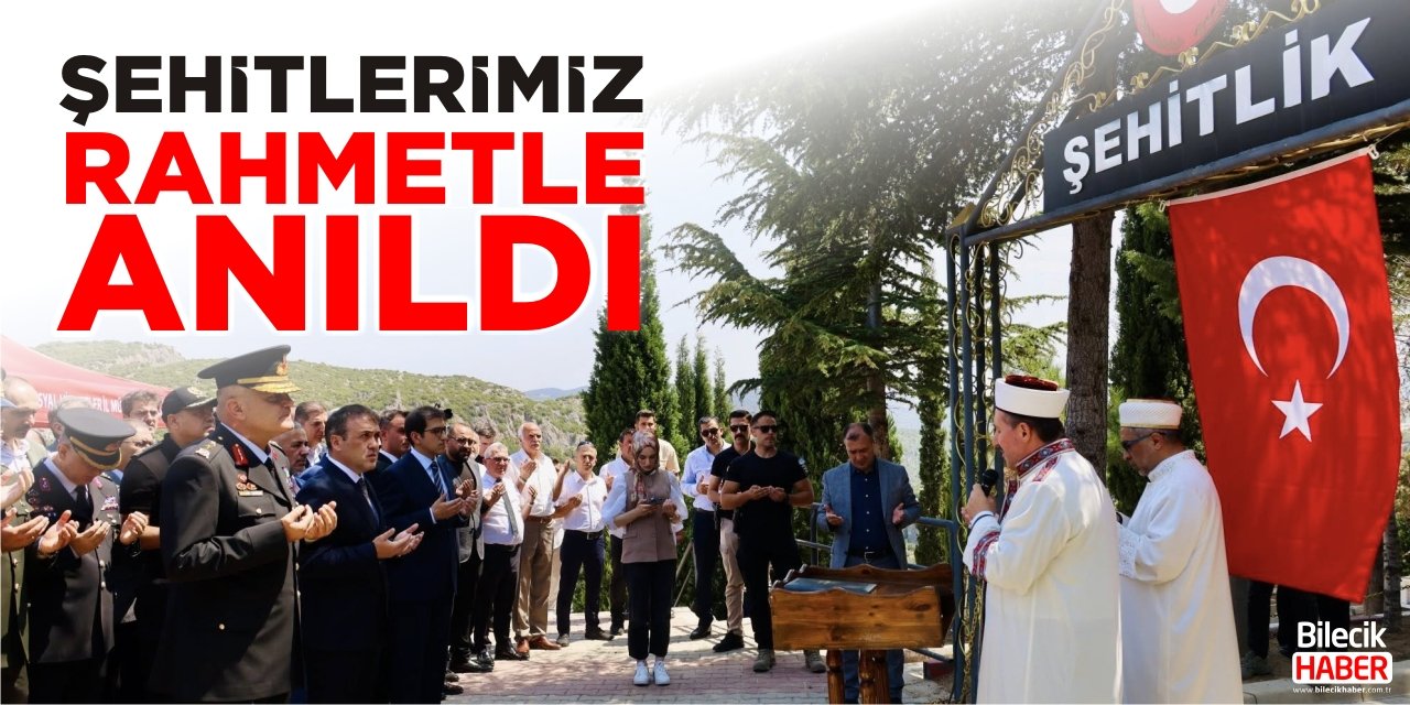 Şehitlerimiz rahmetle anıldı