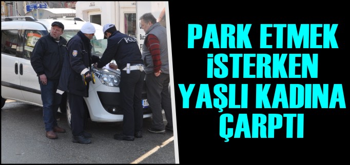 KAMYONET YAŞLI KADINA ÇARPTI
