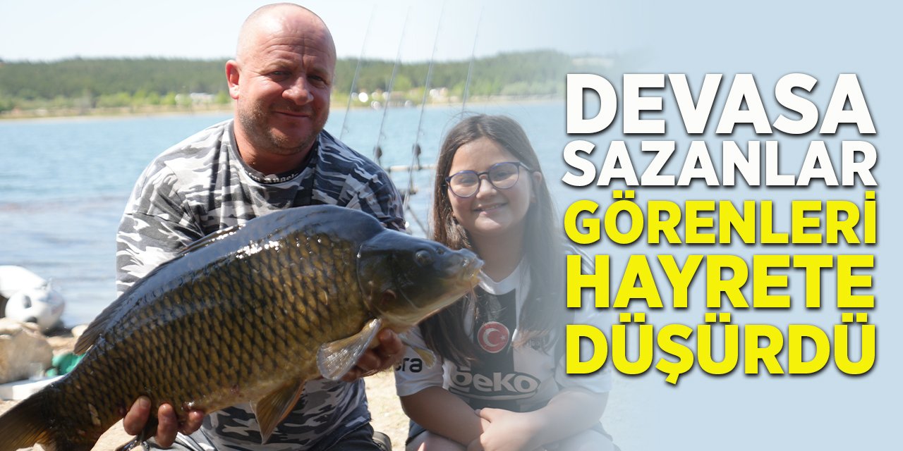 Devasa Sazanlar Görenleri Hayrete Düşürdü!