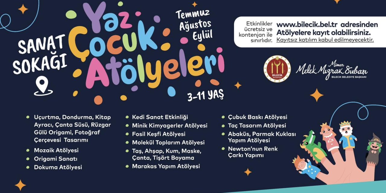 Belediyeden Çocuklara Sürpriz! Atölyeler Başlıyor