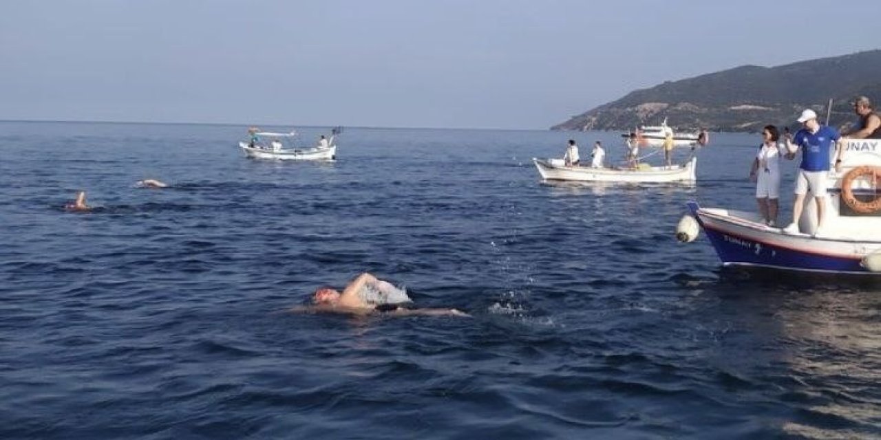 4. Açık Deniz Yüzme Maratonu Gerçekleştirildi