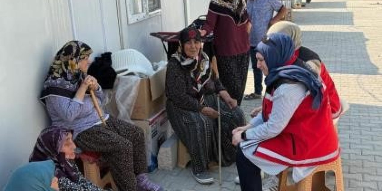 Yangın Zedelere Psikososyal Destek Ziyareti