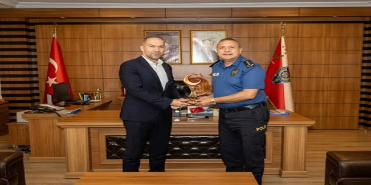 Başkan Özdemir’den Emniyet Müdürü Yılmaz’a Ziyaret