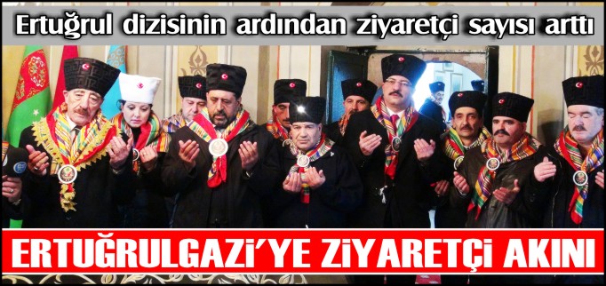 DİZİ SONRASI ERTUĞRUL GAZİ’NİN TÜRBESİNE ZİYARETÇİ AKINI