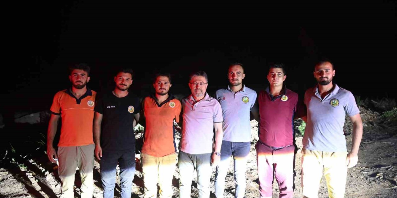 Bakan Yumaklı’dan Yangın Bölgesinde Çalışan Ekiplere Ziyaret