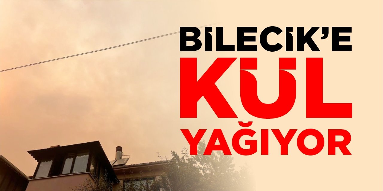 Bilecik'e kül yağıyor