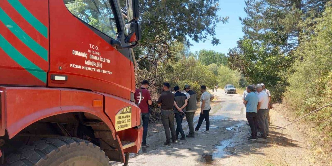 Bahçelik Alanda Çıkan Yangın Kısa Sürede Kontrol Altına Alındı