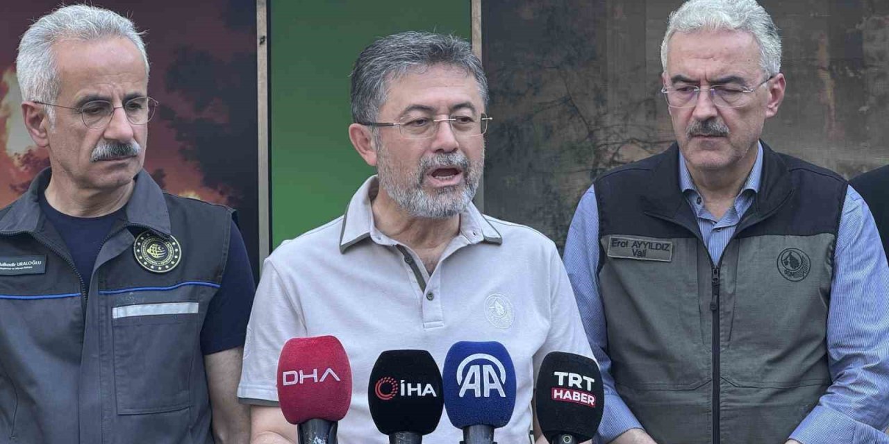 Bakan Yumaklı'dan Yangın Açıklaması