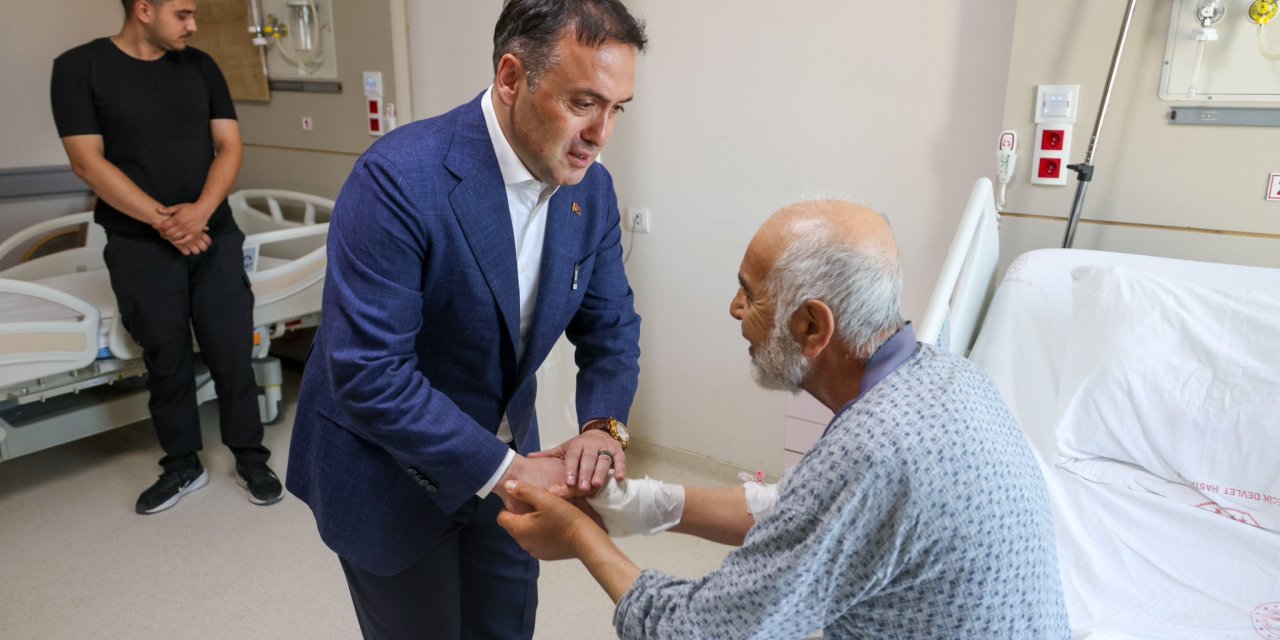 Vali Sözer’den Şehit Yücel Gökçe’nin babasına ziyaret