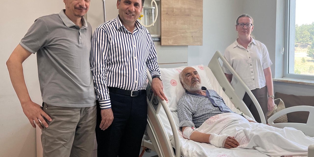 Müdür Türkoğlu'ndan Şehit Yücel Gökçe’nin babasına ziyaret