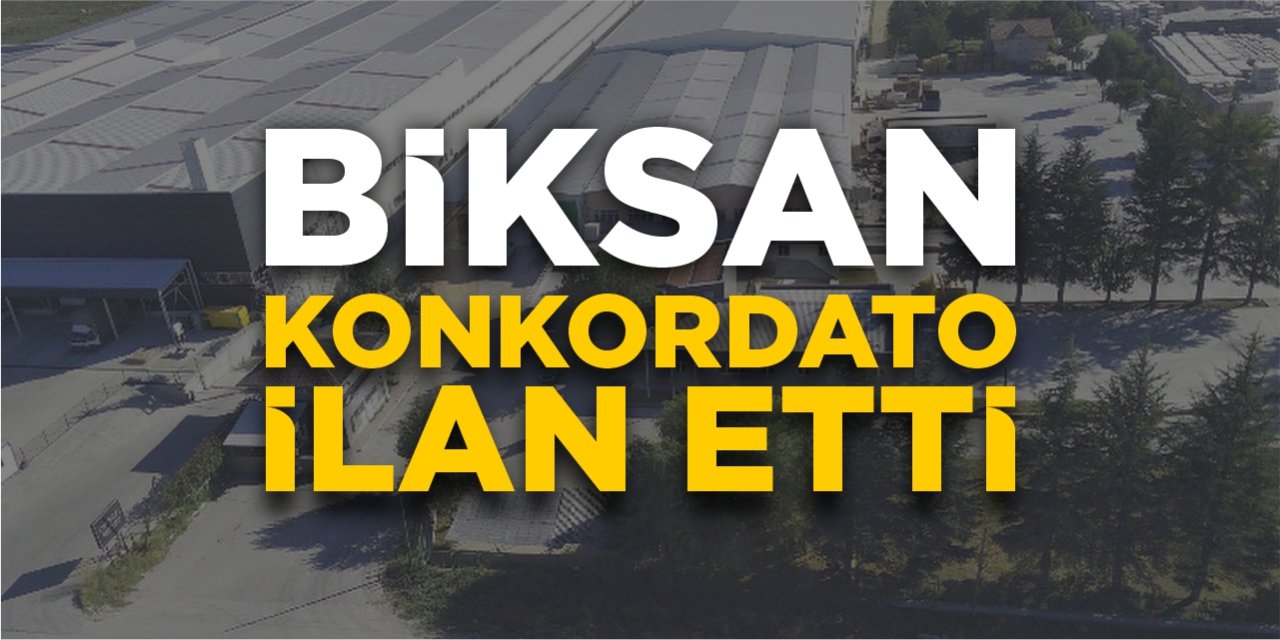 Biksan, konkordato ilan etti