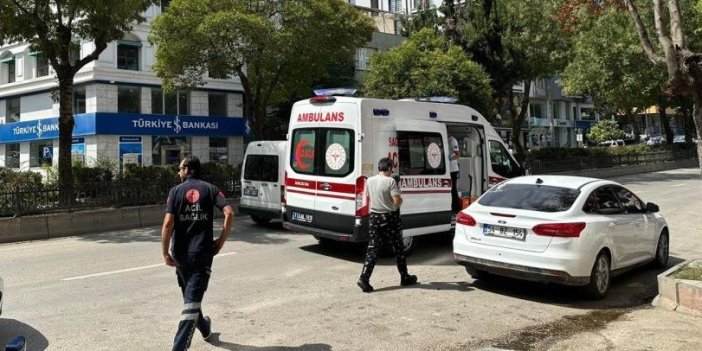 Motorlu bisiklet devrildi