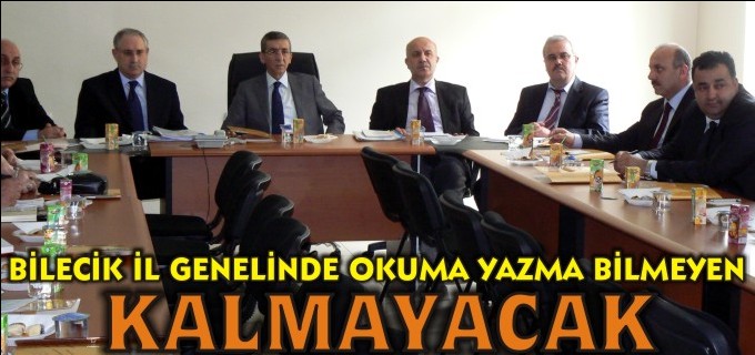 BİLECİK GENELİNDE OKUMA YAZMA BİLMEYEN KALMAYACAK