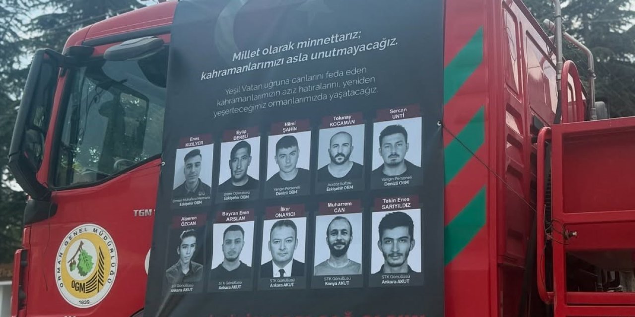 Yangın Şehitleri Dualarla Anıldı