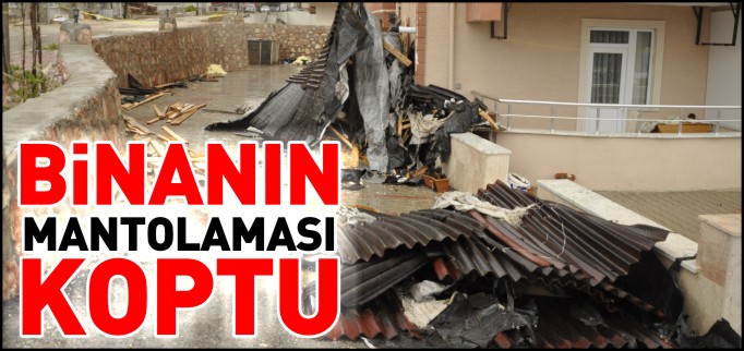 BİNANIN MANTOLAMASI KOPTU