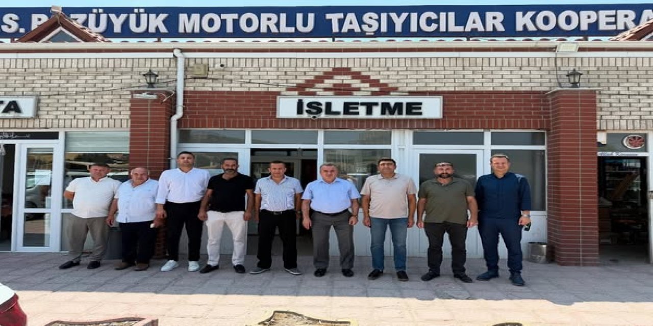 Kaymakam Öztürk'ten Karayolu Yük Taşıma Kooperatifine Ziyaret