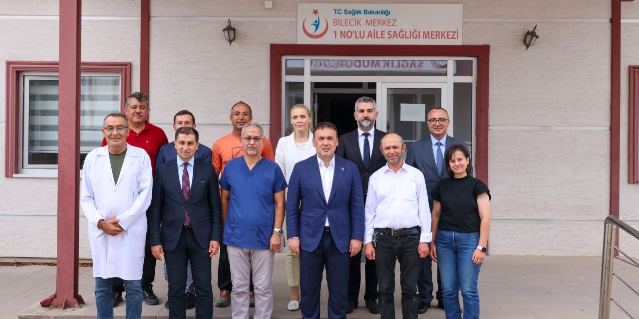 Vali Sözer, Bilecik Merkez 1 No’lu Aile Sağlığı Merkezini Ziyaret Etti