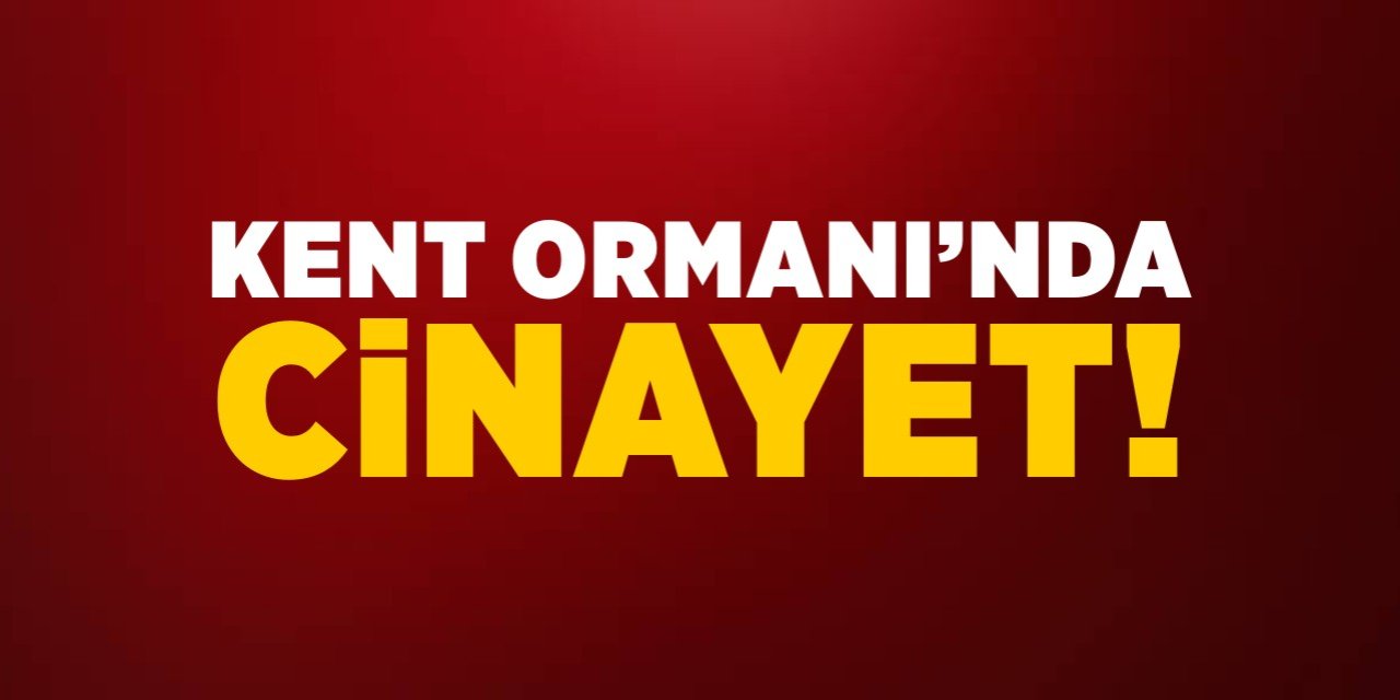 Kent Ormanı'nda cinayet!