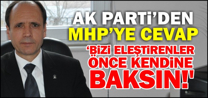 BİZİ ELEŞTİRENLER ÖNCE KENDİNE BAKSIN