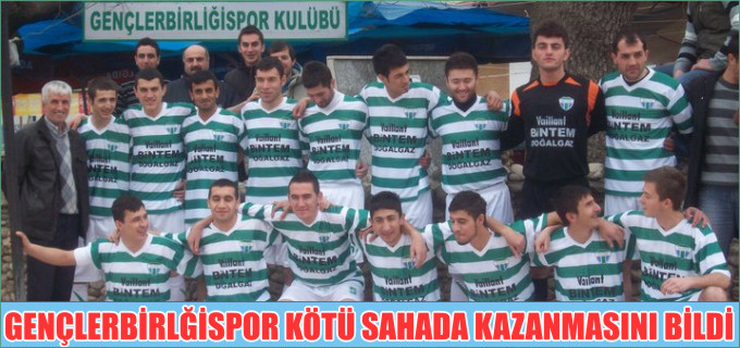 GENÇLERBİRLİĞİSPOR KÖTÜ SAHADA KAZANMASINI BİLDİ