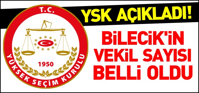 YSK, SEÇİM ÇEVRELERİ VE MİLLETVEKİLLERİNİN İLLERE GÖRE DAĞILIMINI AÇIKLADI