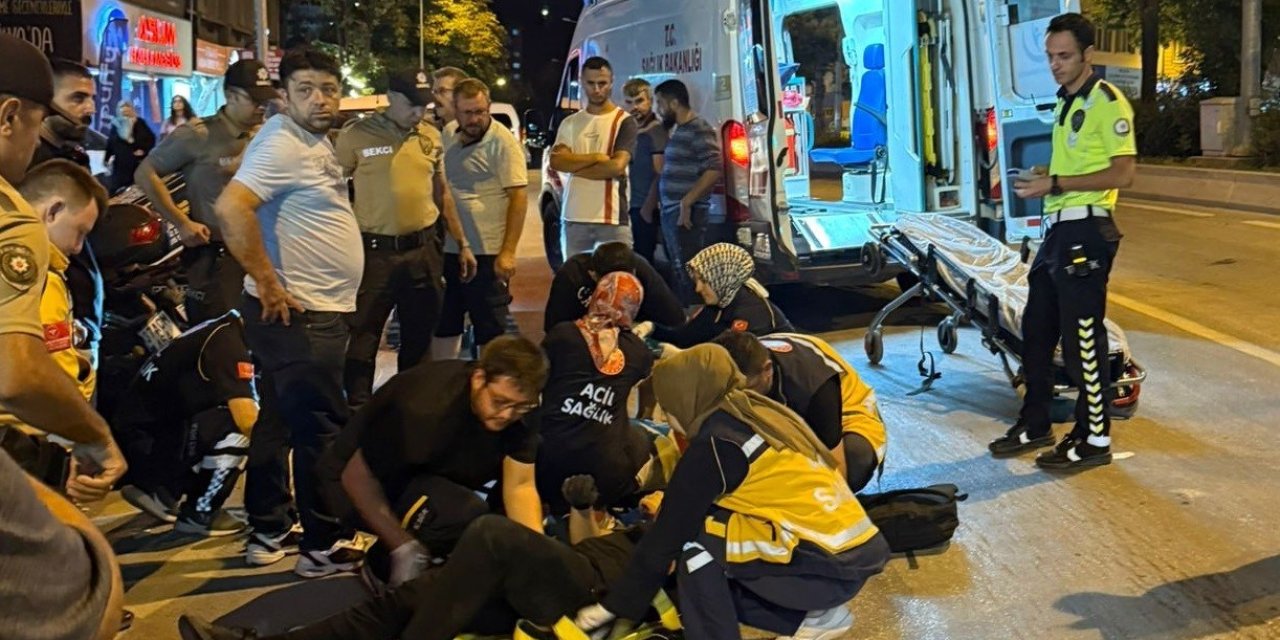 Tepebaşında Kaza; 2 kişi yaralandı