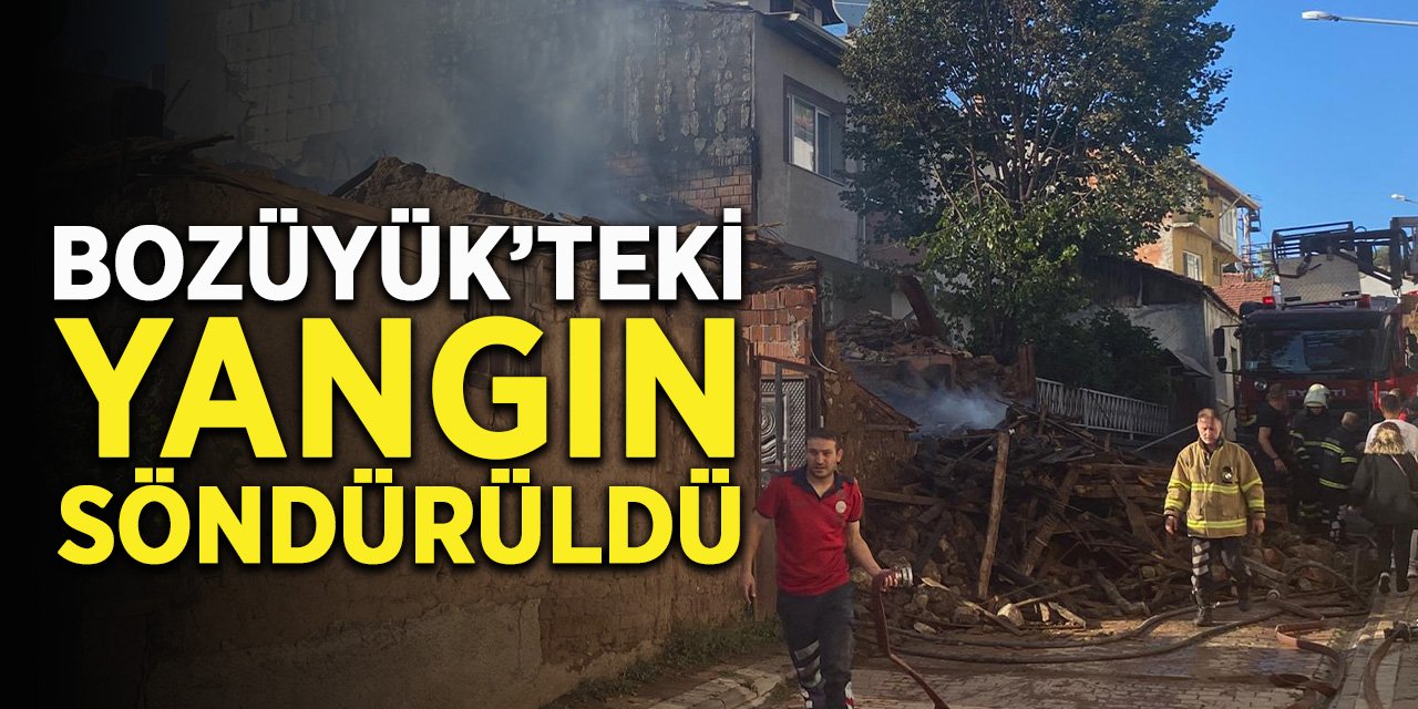 Bozüyük’teki Yangın Söndürüldü