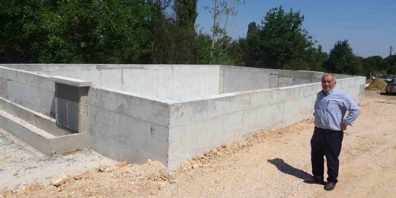 Yangına Müdahale Ve Sulama Amaçlı 450 Tonluk Su Havuzu Yapıldı