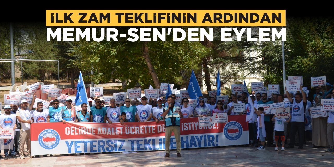 İlk zam teklifinin ardından Memur-Sen’den Eylem
