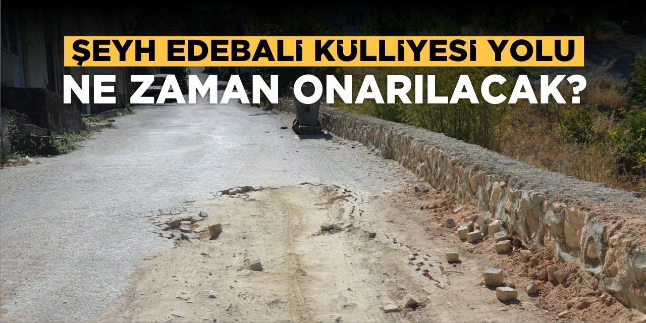 Şeyh Edebali Külliyesi yolu ne zaman onarılacak?