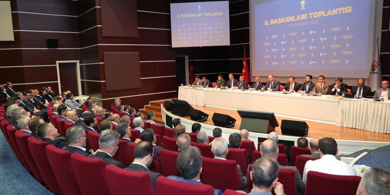 Başkan Serkan Yıldırım, AK Parti İl Başkanları Toplantısına Katıldı