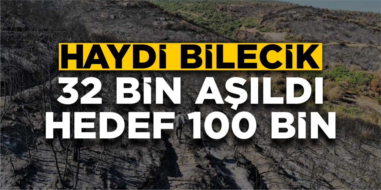 Haydi Bilecik, 32 bin aşıldı hedef 100 bin