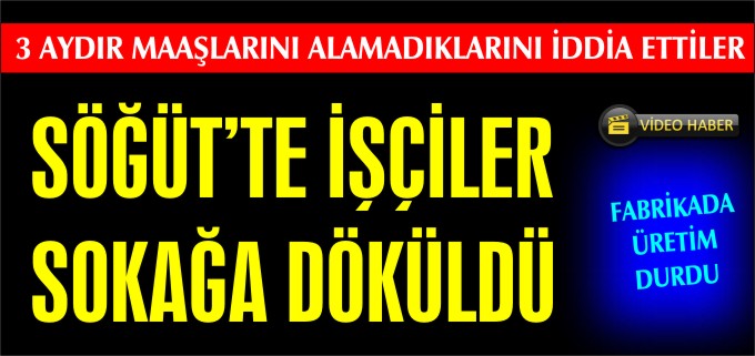 SÖĞÜT SOKAĞA DÖKÜLDÜ