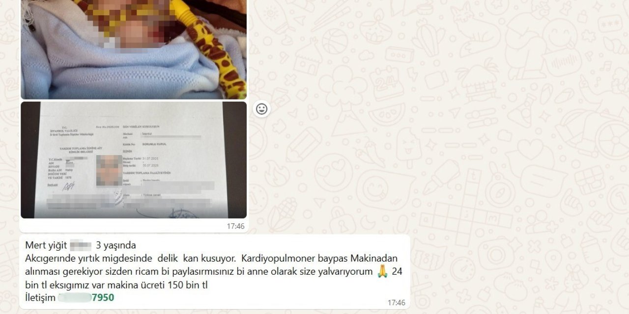 Hasta Çocuklar Adına Bağış Toplanarak Dolandırıcılık Yapıldığı İddiası