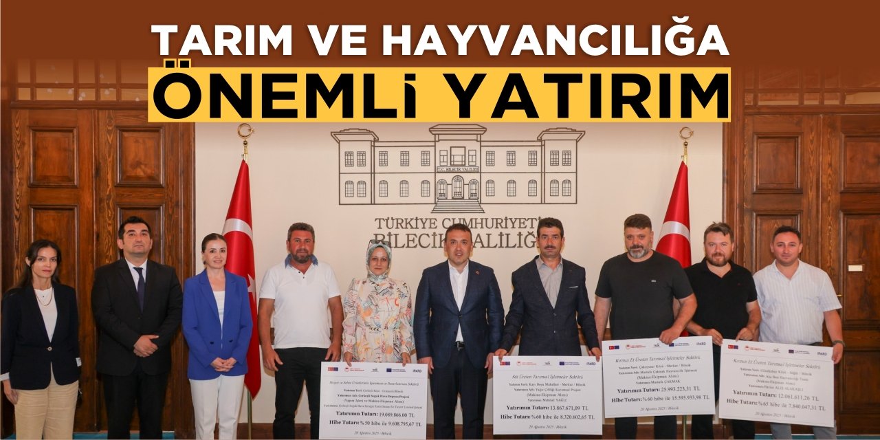 Tarım ve Hayvancılığa Önemli Yatırım!