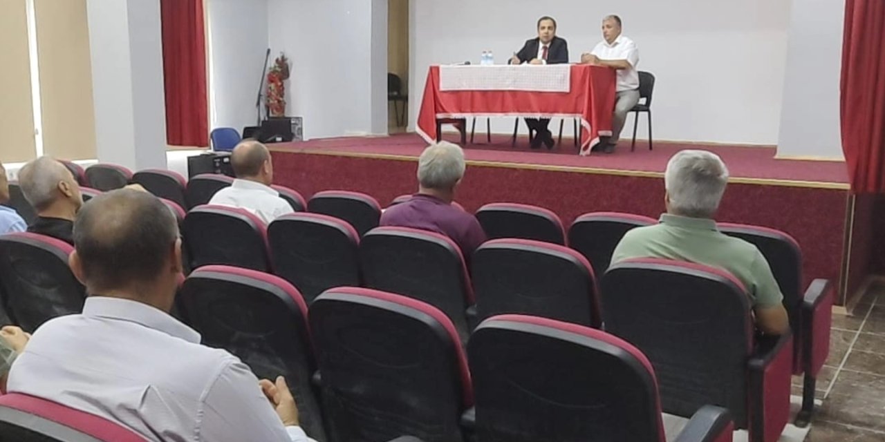 Yenipazar'da Muhtarlarla İstişare Toplantısı