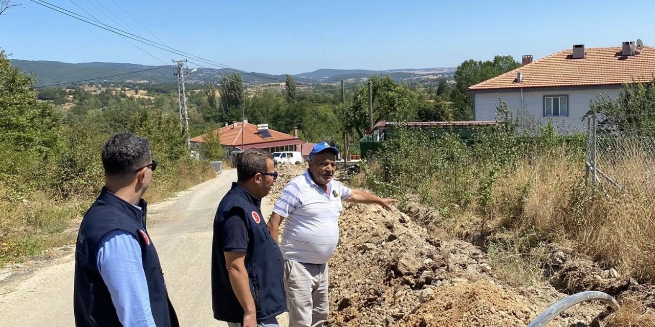 Küçükelmalı Köyü'nde çalışmalar devam ediyor