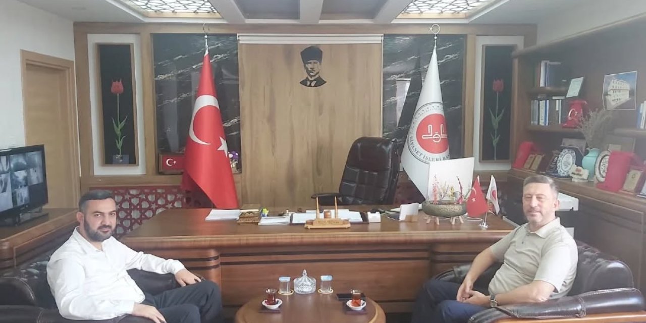 İlçe Başkanı Ersin Çam’dan Müftü Arpacı’ya Ziyaret