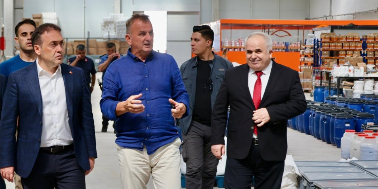 Vali Sözer’den Teknolojik Seramik Yatırımları firmasına ziyaret
