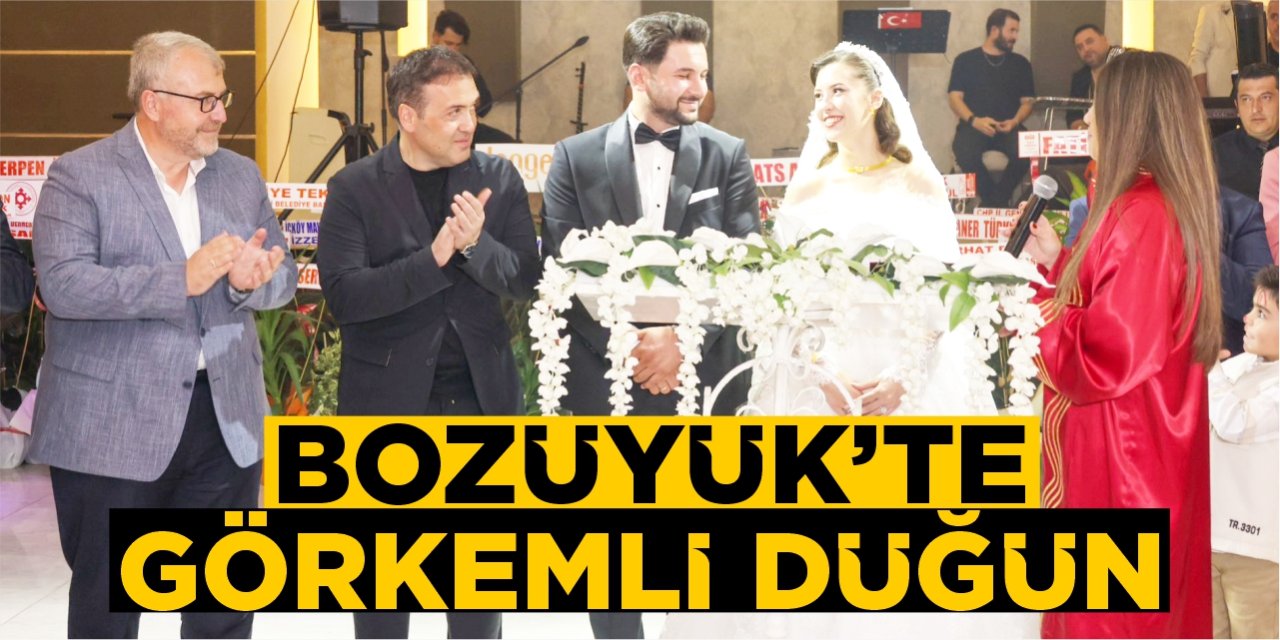 Bozüyük’te görkemli düğün