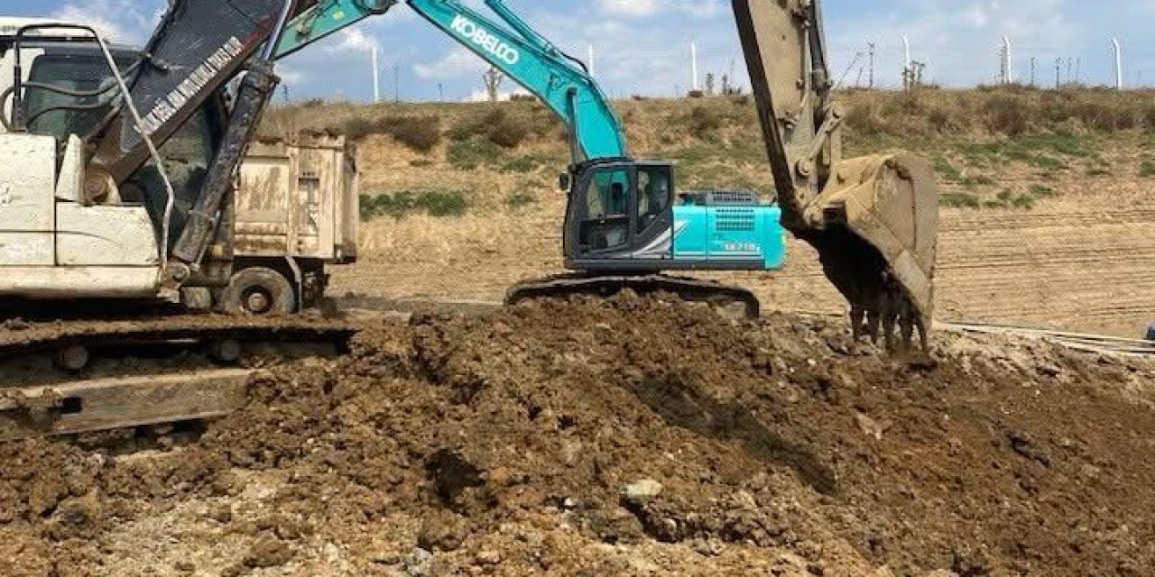 Boyunkaya Köyü’nde gölet çalışmaları devam ediyor