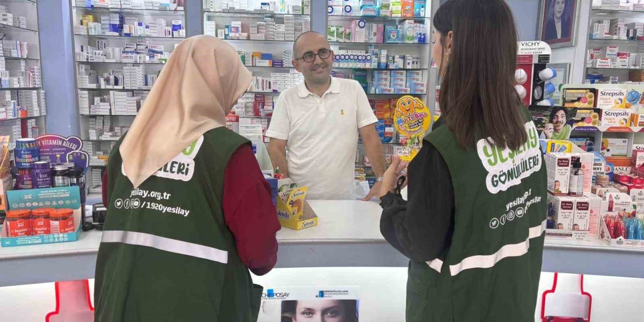Eczaneler, Yeşilay Elçisi Oldu